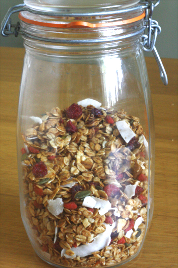 Christie’s Granola. A great way to start the day!